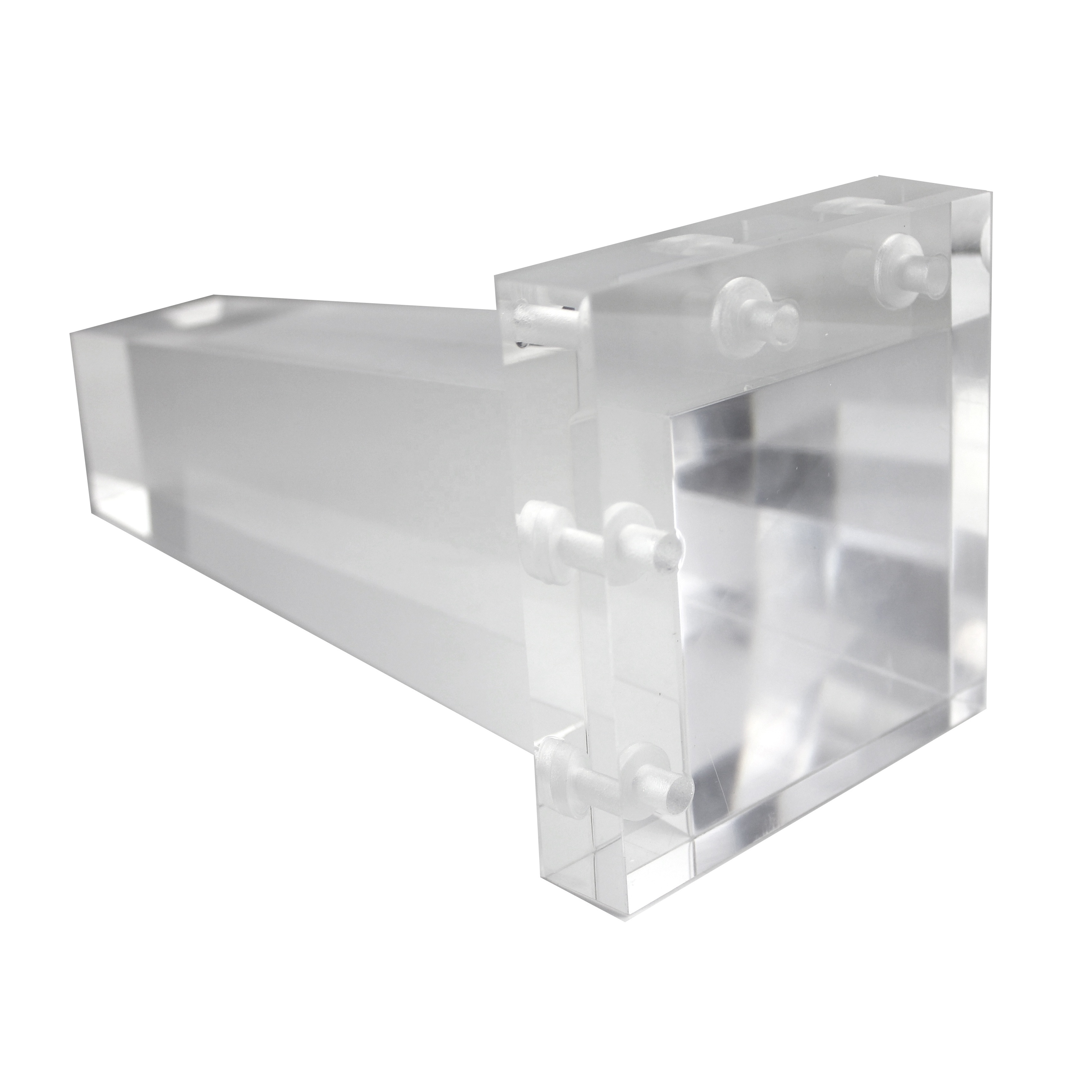 6 inch Small Clear Lucite Coffee Table Legs for Furniture Crystal Table Legs glass Acrylic Legs