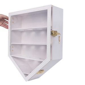 Top Quality Low Price Golf Ball Display Case Wooden Wall Mounted Golf Ball Display Cabinet For Collection Golf Ball Display Case