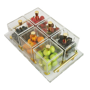 Acrylic Serving Bardex Bard Tray 1in 6 Fruit Decorative Perfume Trays Wholesale