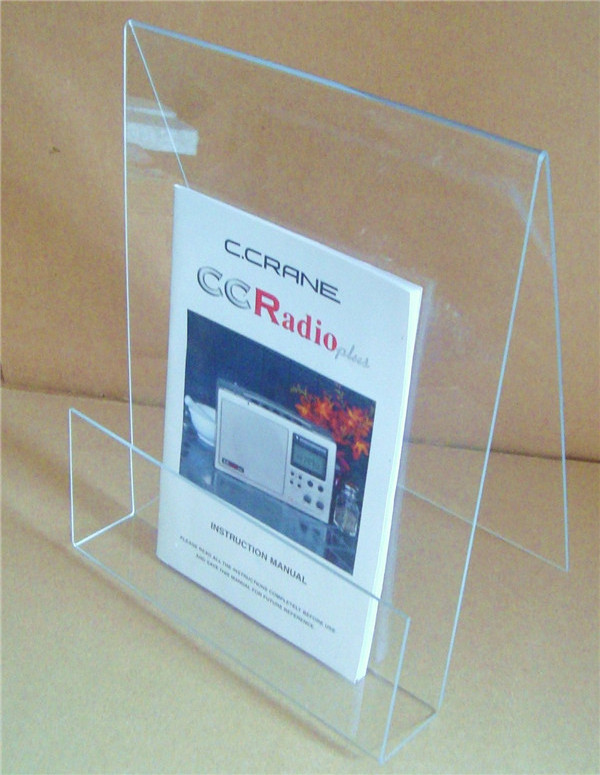 Premium Clear Acrylic Easel Book Display Rack Artwork Stand Holder Magazine Display Holder