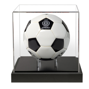 New arrival clear acrylic basketball display case baseball cap display case acrylic soccer ball display case stand