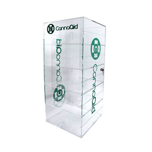 3C Electronic Products Display Stand Kits Pod Device Cartridge Countertop Transparent Acrylic Display Shelf