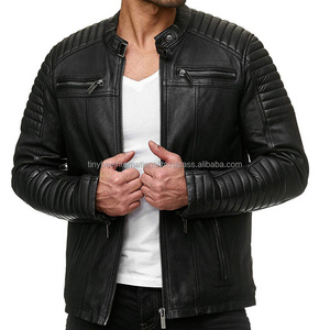 leather jackets for men /Slim fit soft lamb leather men branded all season fashion jacket