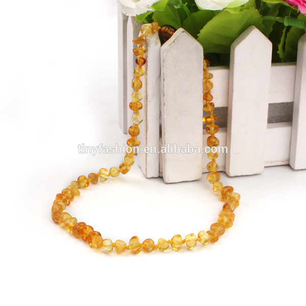 Teething Necklace Beads Chew Necklace Aliexpress Hotsell Customized Color 33cm Amber Cute Safty Necklaces of Baby Beads Baltic