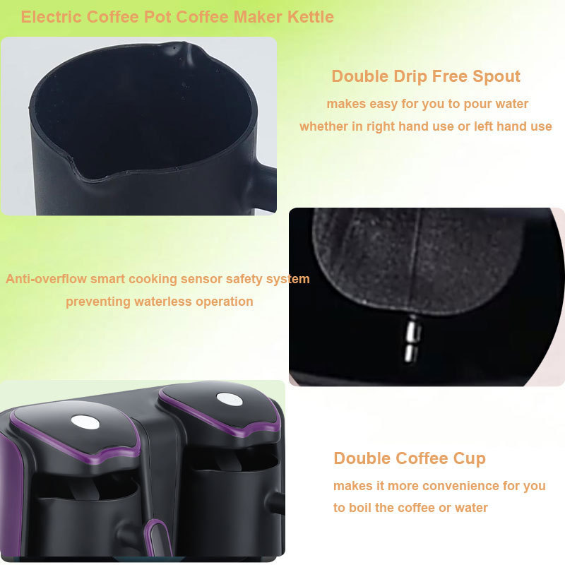 Electric Arabic Drip Coffee Maker Pot Kahve Makinesi Travel Set Coffee Makers Machine