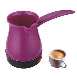 Purple Color Mini Electric Kettle Multi Purpose Coffee Warmer Jug Pot 0.3L