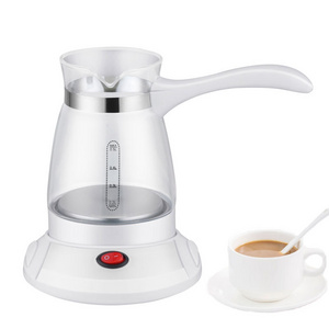 Appliance Home New White Color Single Serve Glass Electric Tea Kettle Coffee Pot Maker