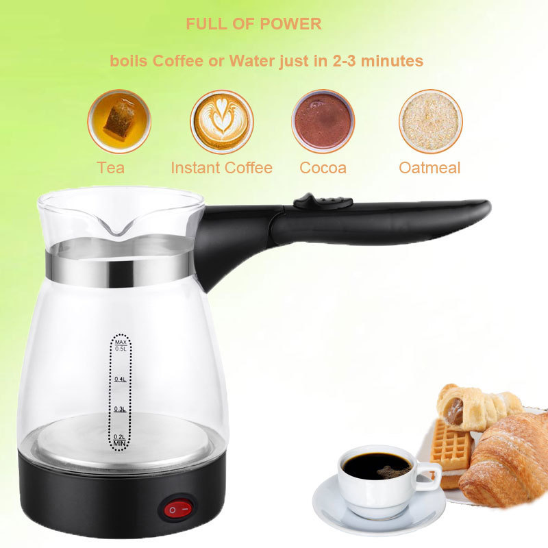 Coffee Kettle Small Mini Espresso Coffee Glass Moka Pot Maker