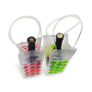 Plastic Wine Cool Carry Bag Freezing Gel Ice Pack Bottle Sleeves/Bags for Beer Cooler