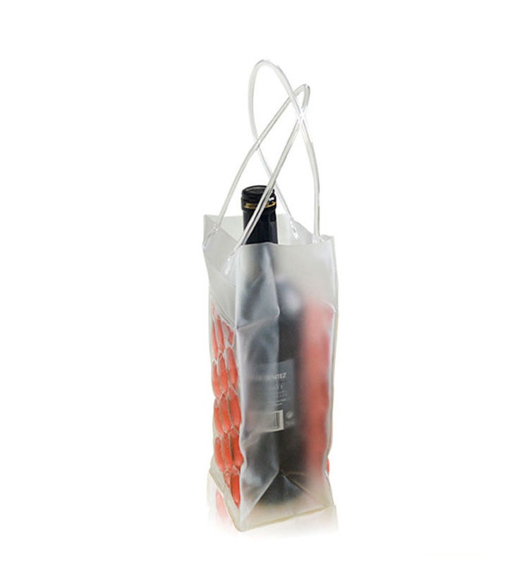 Plastic Wine Cool Carry Bag Freezing Gel Ice Pack Bottle Sleeves/Bags for Beer Cooler