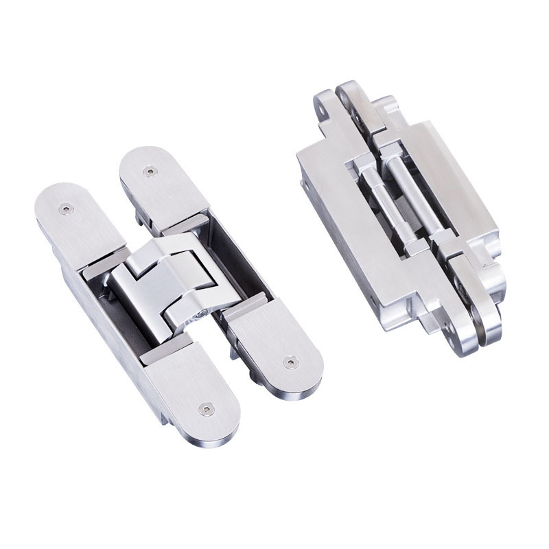 Professional Concealed Door Application Silver 180 Degree Three Direction Adjustable Concealed Door Hinge/ Invisible Door Hinge