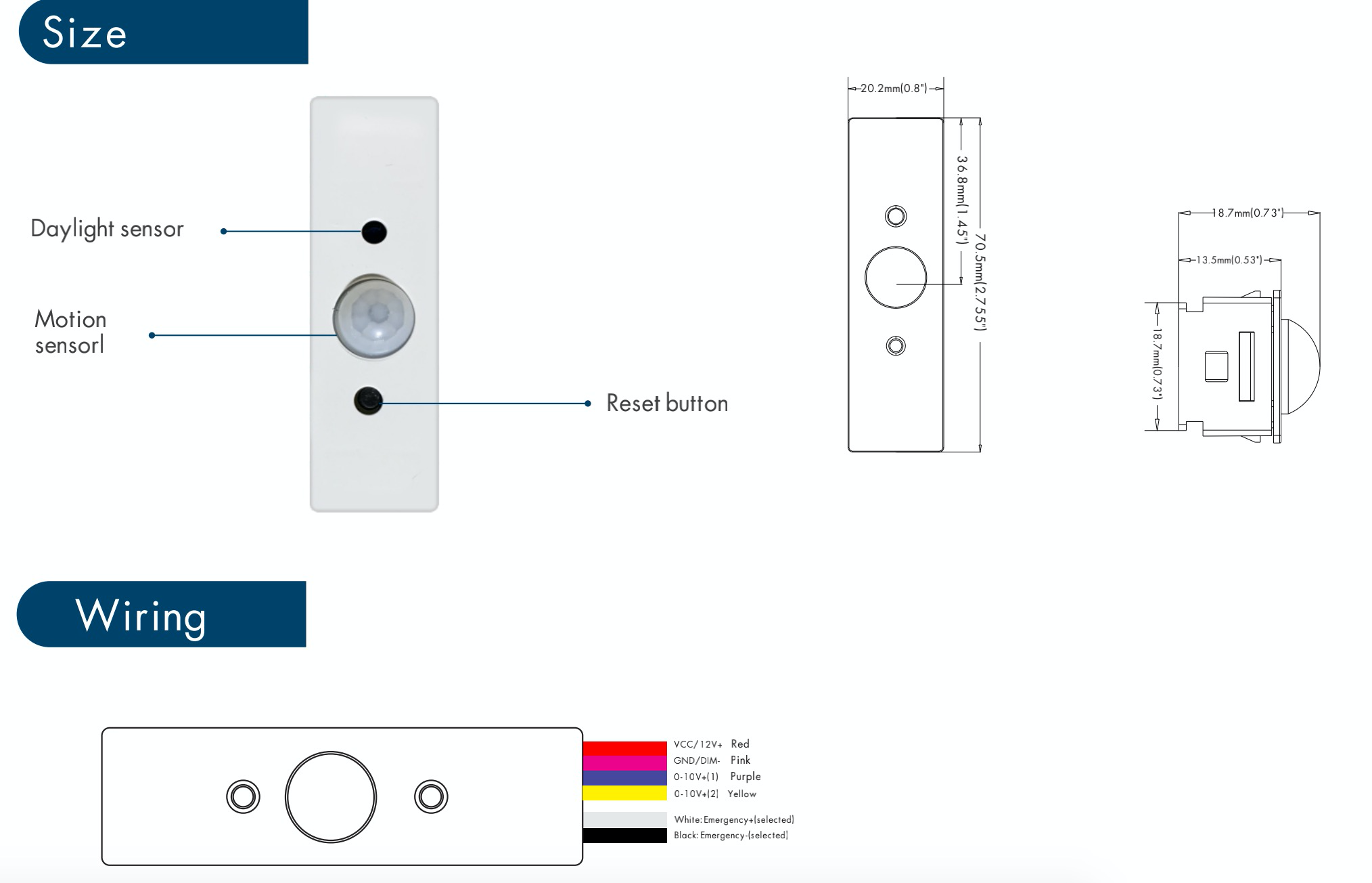 Small Pir Motion Sensor Switch  Infrared Motion Sensor Light Switch With  High Quality