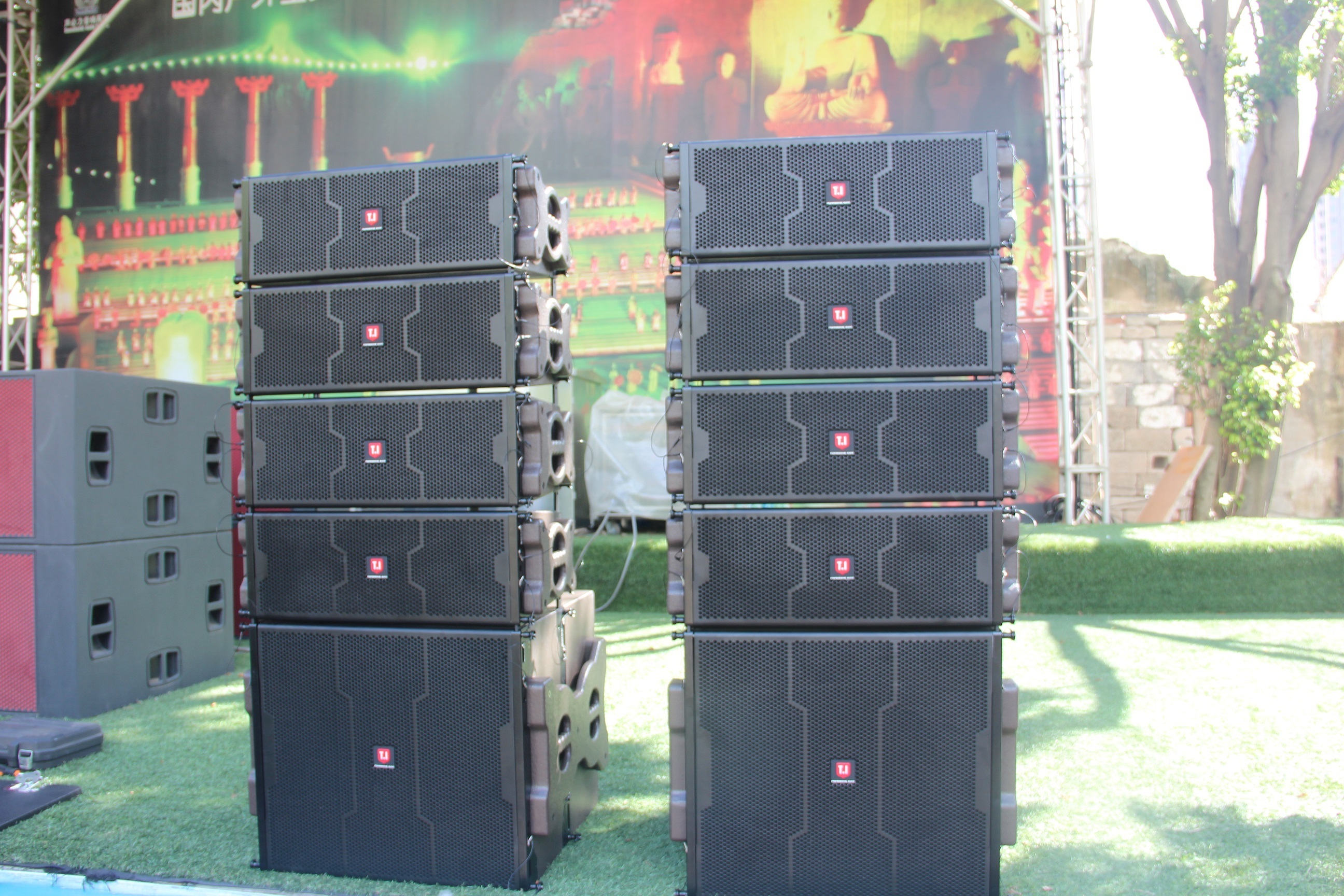 Professional audio line array speaker system LA25 waterproof speakers indoor and outdoor DJ speaker sound system