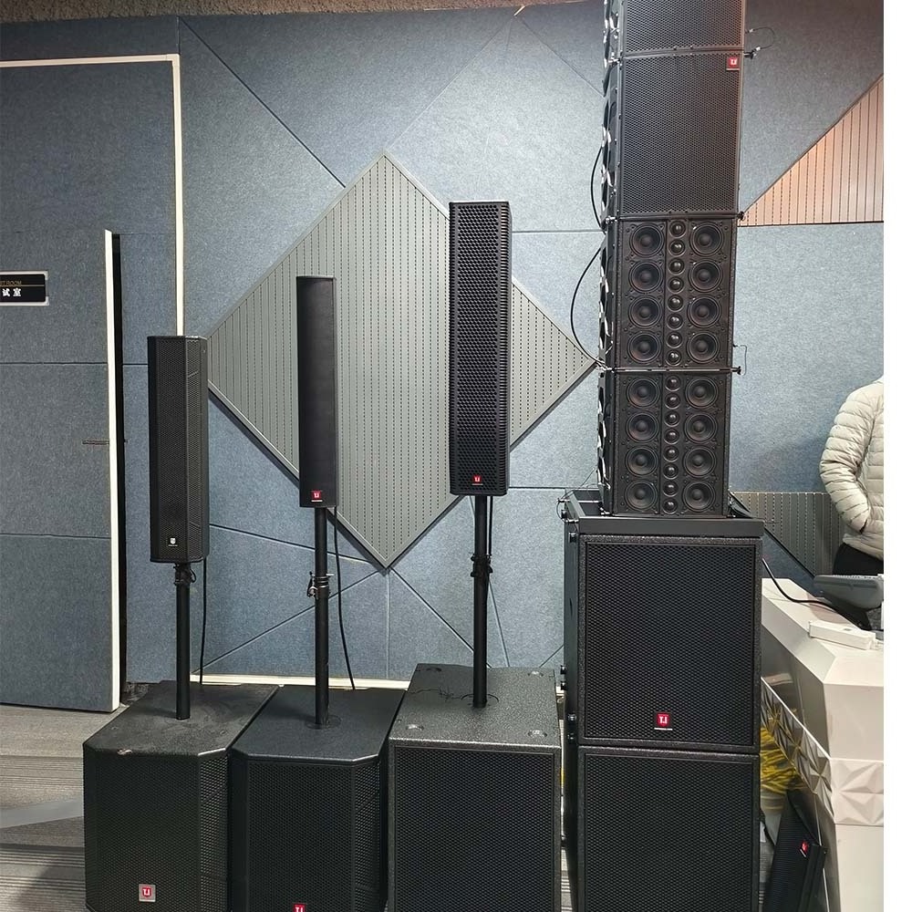 High quality waterproof church sound system equipment 8*3'' woofer tops line array speaker with 15 inch bass