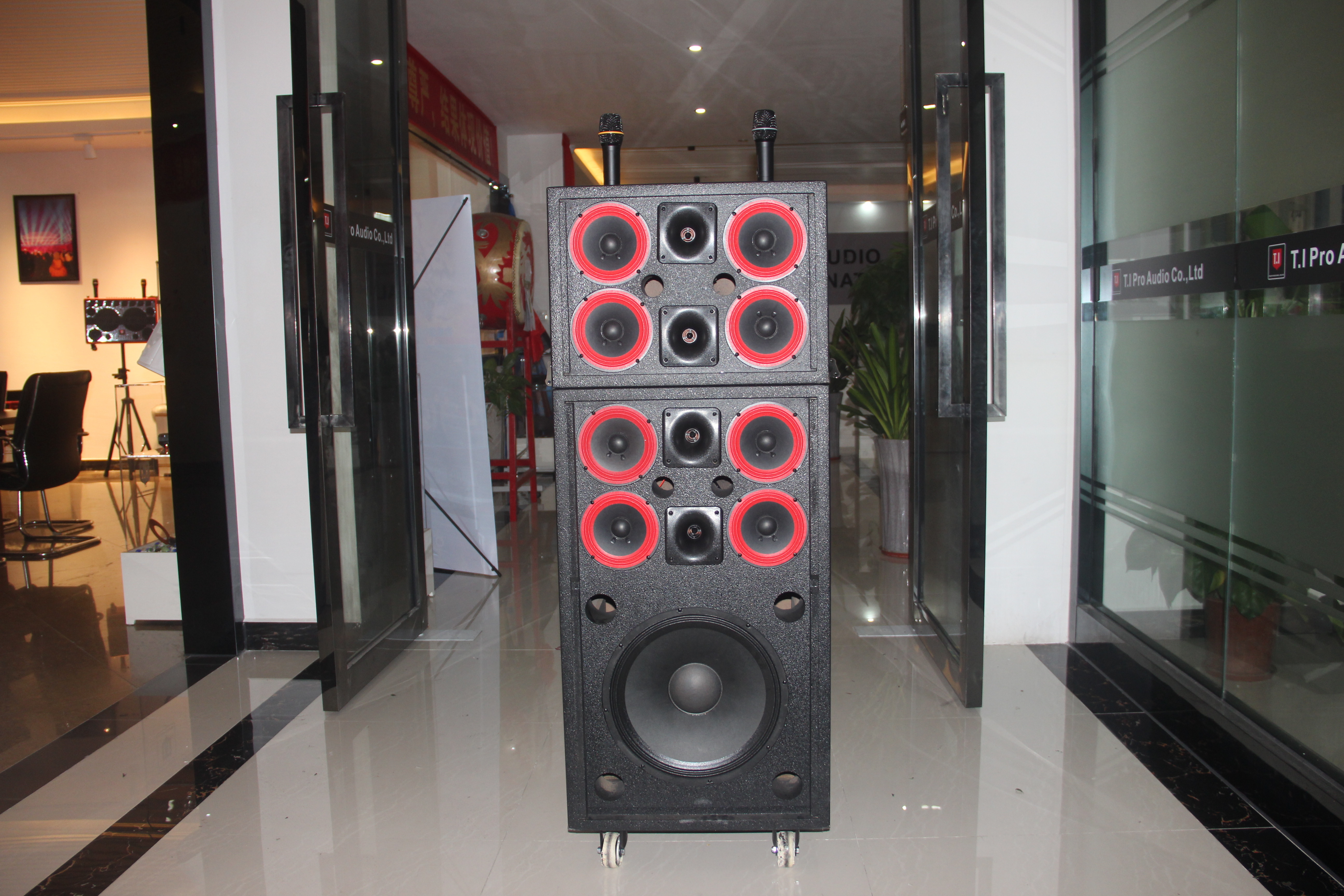 T.I pro audio Mini bluetooth  line array speaker sound equipment small events array speakers