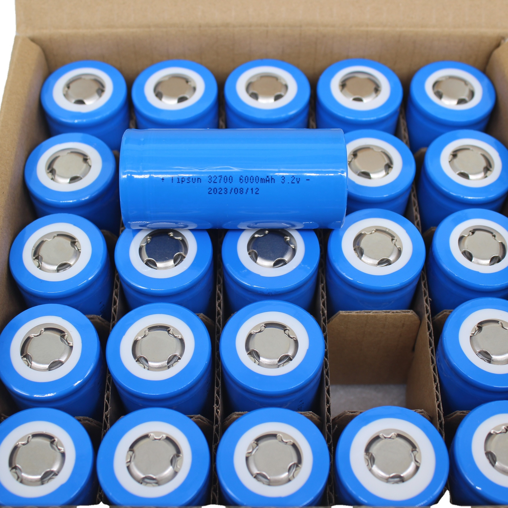 Factory Outlet 3.2v 32650 Lithium Battery 6000mah 32700 Lifepo4 3C for Solar Energy Products