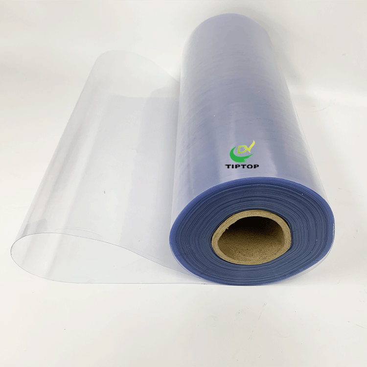 Tiptop 1mm transparent flexible Crystal clear plastic rolls rigid Clear Pvc Sheet