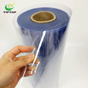 Tiptop 1mm transparent flexible Crystal clear plastic rolls rigid Clear Pvc Sheet