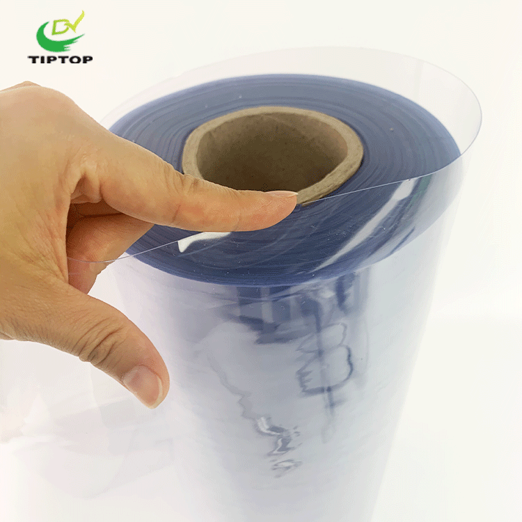 Tiptop 1mm transparent flexible Crystal clear plastic rolls rigid Clear Pvc Sheet