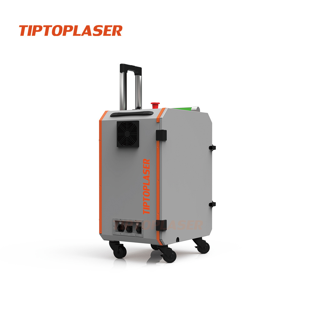 new products automatic portable laser rust removal machine pulsed laser cleaner for engine car wash machine