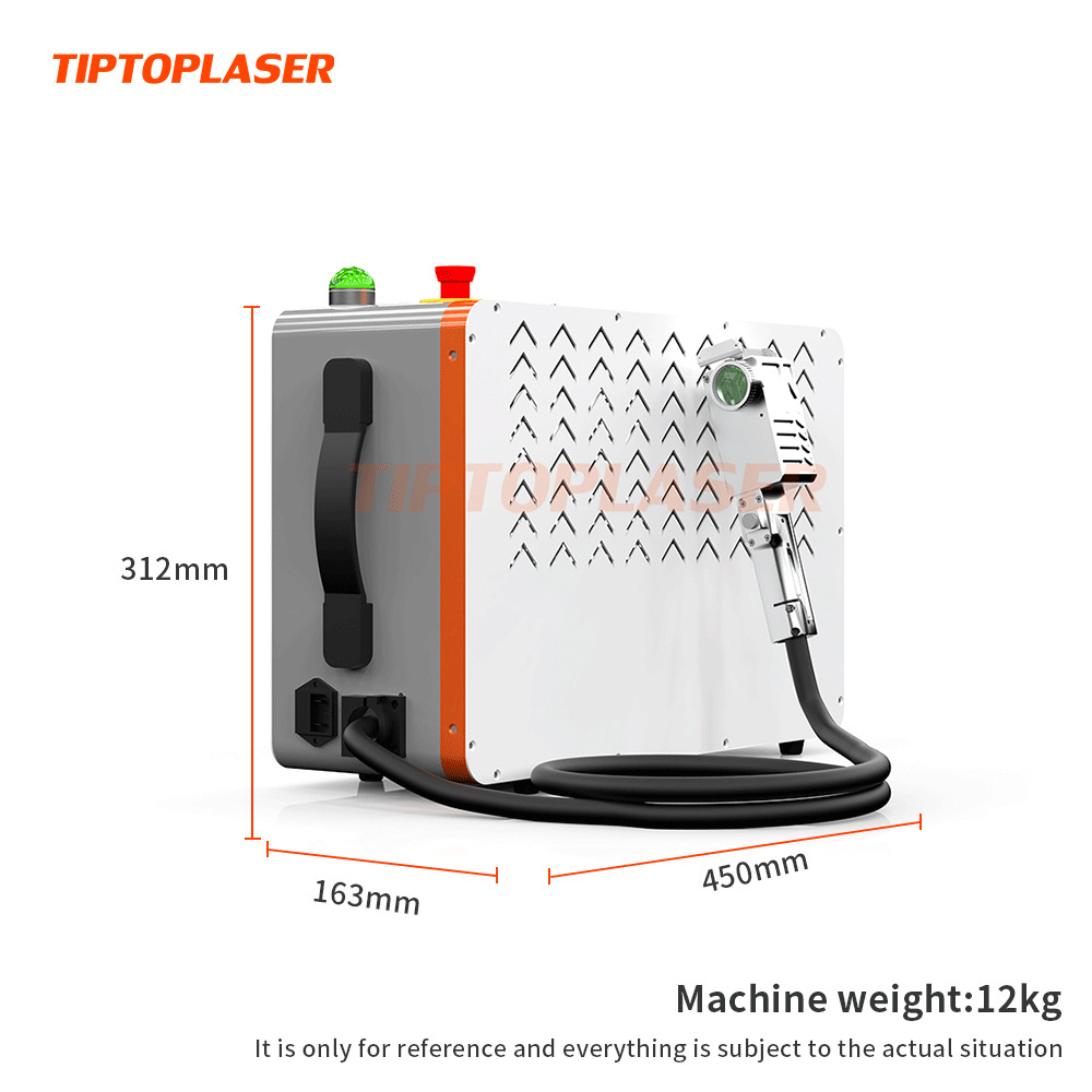 Portable 200W wood stone metal removal machine rust fiber laser cleaning machine pulse laser cleaning machine for cleaning welds