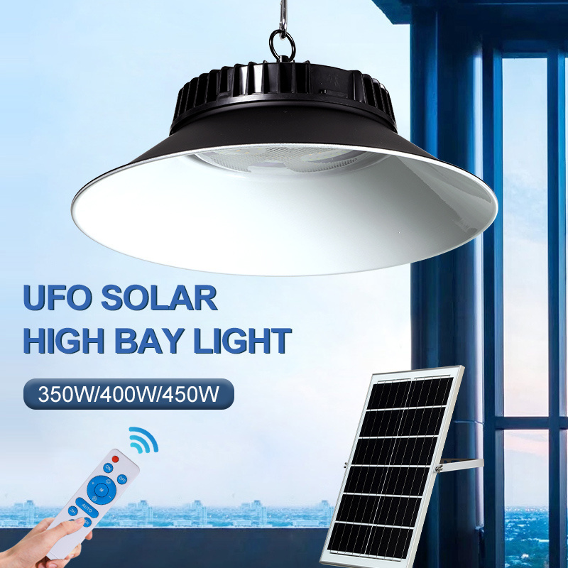 ALLTOP High Power 350w 400w 450w IP65 Waterproof Indoor Stadium Warehouse Courtyard Solar LED High Bay Light