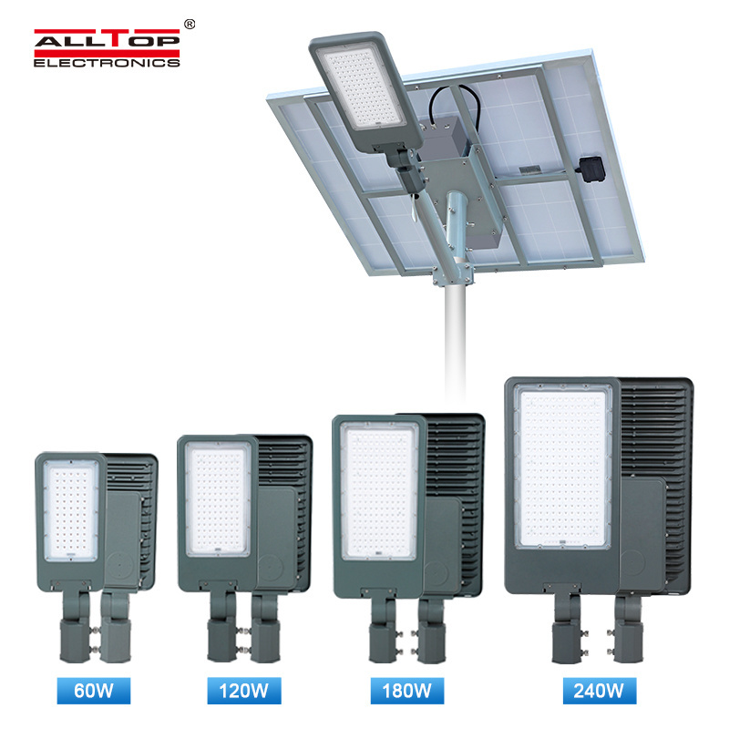 ALLTOP Hot Selling Large Capactity Super Bright Lamp 60W 120W 180W 240W LED Street Solar Light