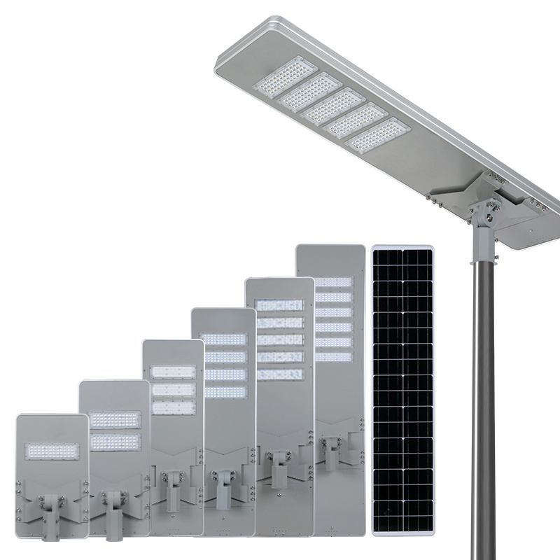 ALLTOP Energy Saving Ip65 Road Streetlight 50w 100w 150w 200w 250w 300w All In One Integrated Led Solar Street Light