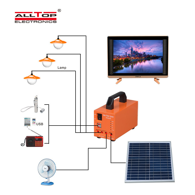 ALLTOP New product Solar Energy Powered 20w 30w 50w Solar System