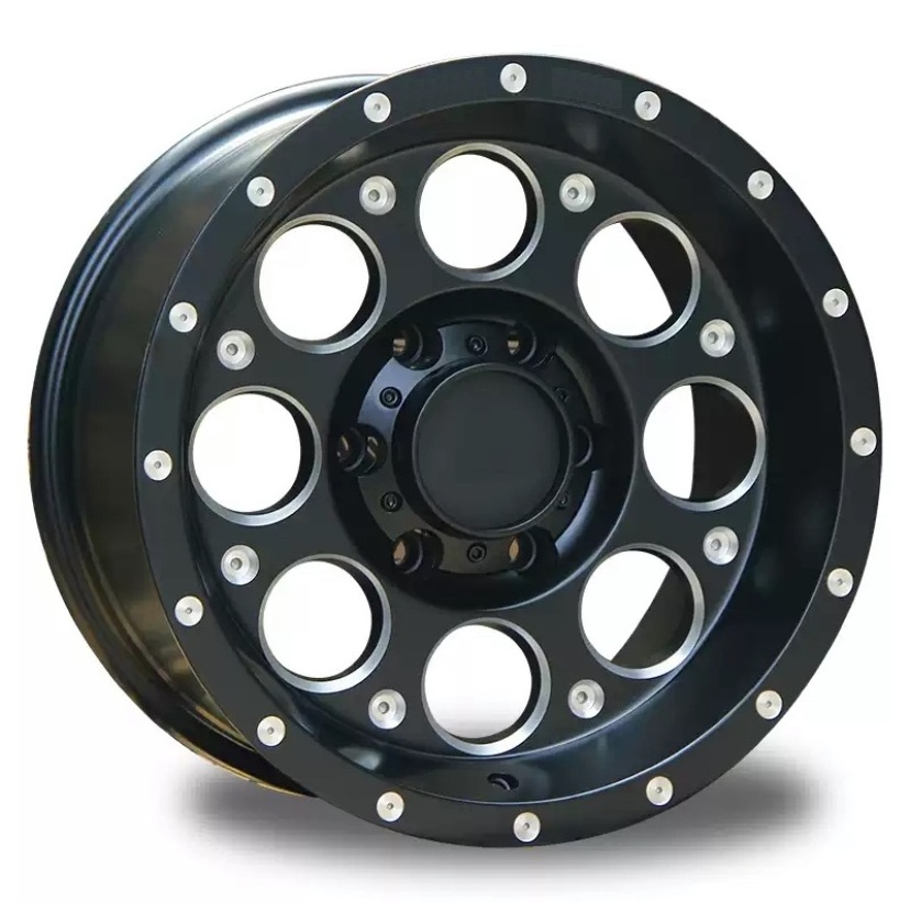 Wholesale Factory price 5x108 offroad steel rim wheels 16x8 inch 139.7 beadlock steel wheel