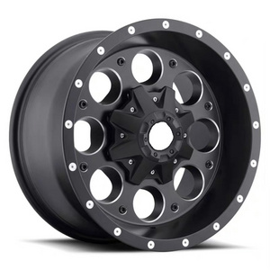 Wholesale Factory price 5x108 offroad steel rim wheels 16x8 inch 139.7 beadlock steel wheel