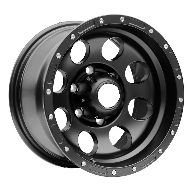 Wholesale Factory price 5x108 offroad steel rim wheels 16x8 inch 139.7 beadlock steel wheel