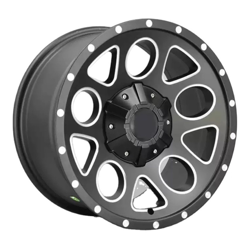 Wholesale Factory price 5x108 offroad steel rim wheels 16x8 inch 139.7 beadlock steel wheel