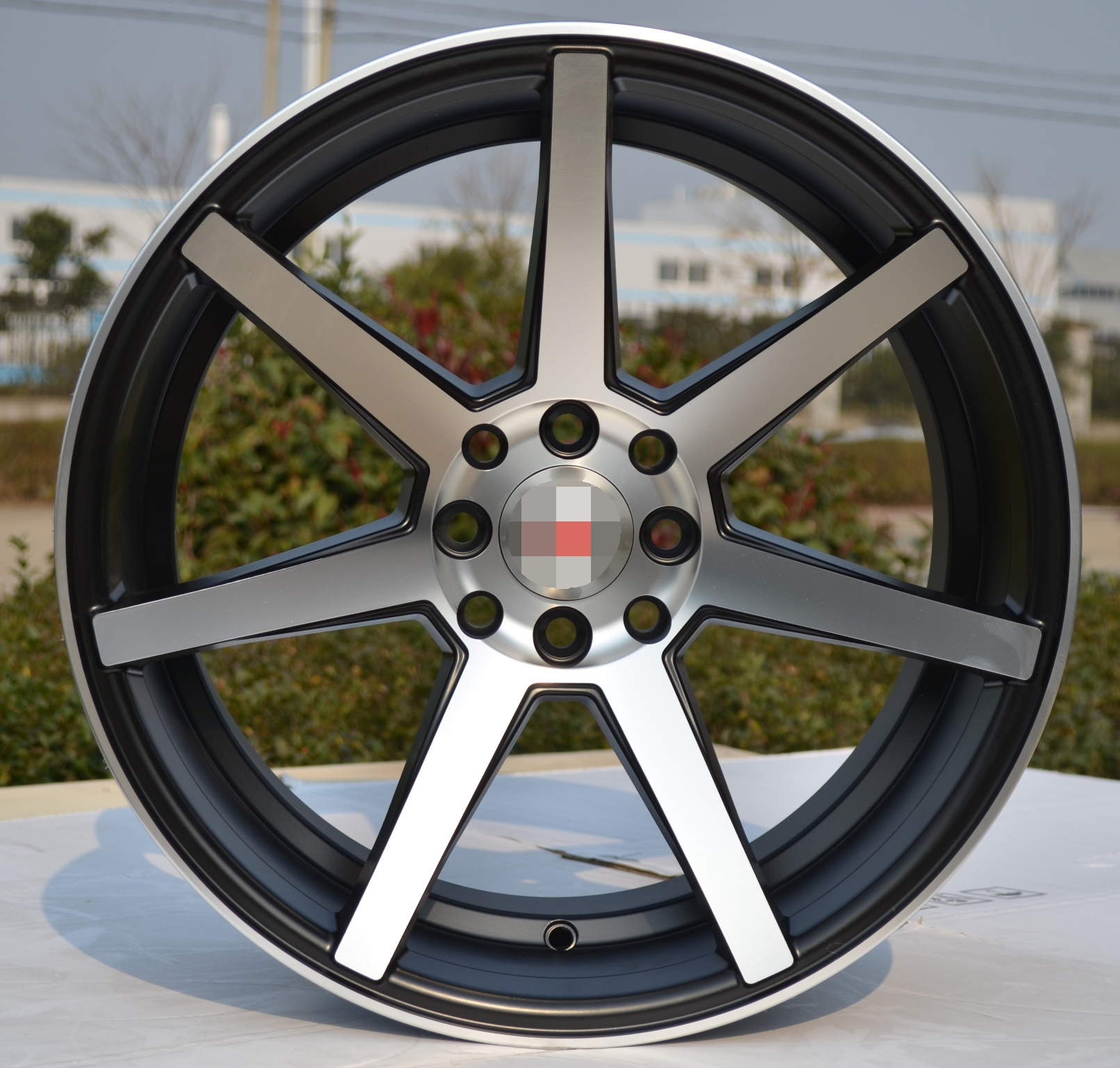 red silver 5 spokes rines with concave alloy wheels 17 inch PCD 5x1143 rims fit for racing car wheels