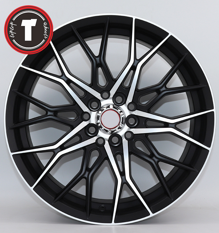 Aftermarket wheel 15 16 17 inch alloy wheel Multi Spoke design double PCD 4/5*100/114.3 car wheels