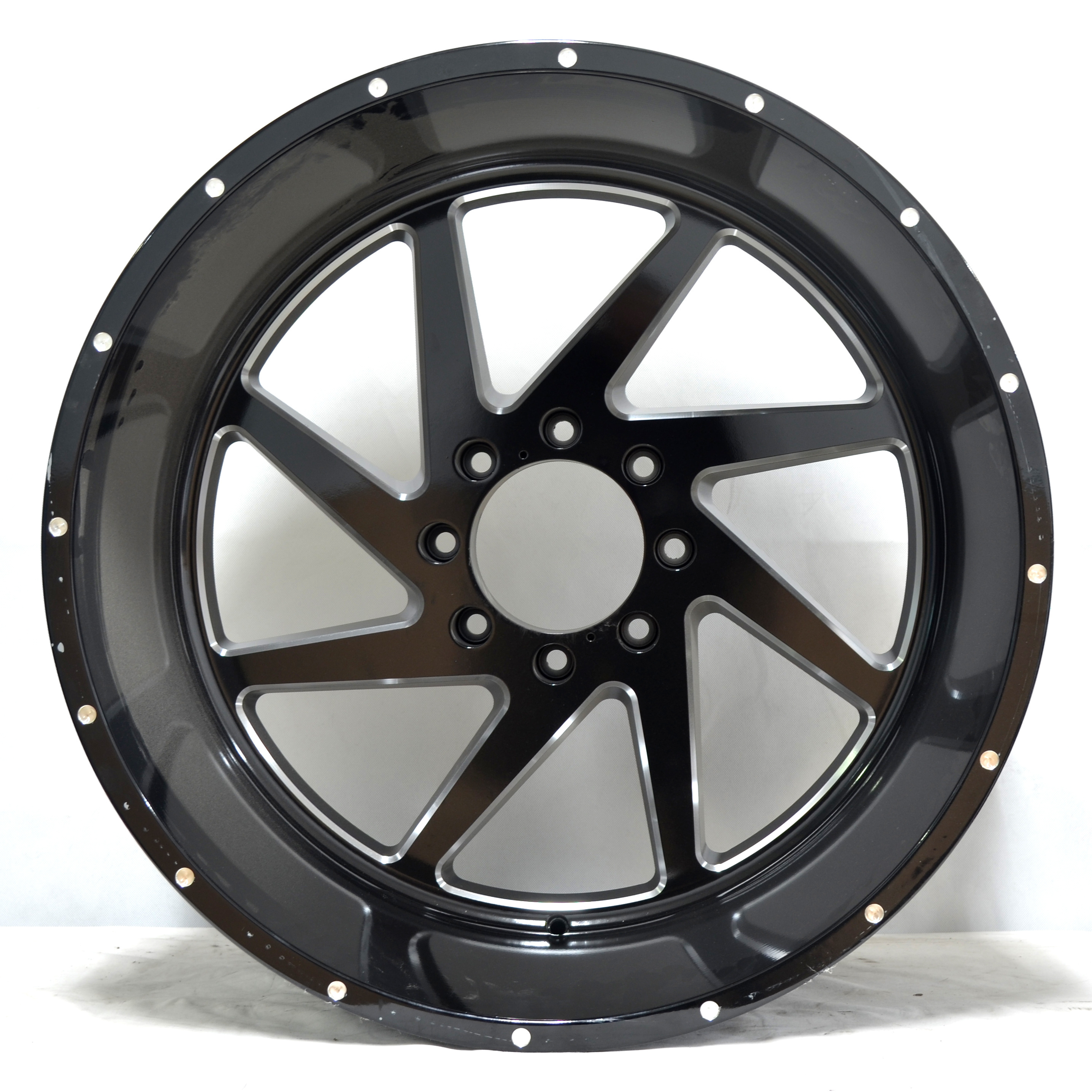 Big size 22 24 inch forged wheel rims -44 negative offset steel wheels 5 6 8 hole new car rims deep lip