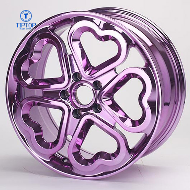 Factory Wholesale Custom forged wheels Affordable Sport Wheels For Cars Negative Offset Rims with hearts