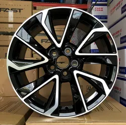 Japanese car wheel 16 17 18 inch PCD 5x100  fit for Corolla 16x6.5  Passenger Car wheels ready to ship