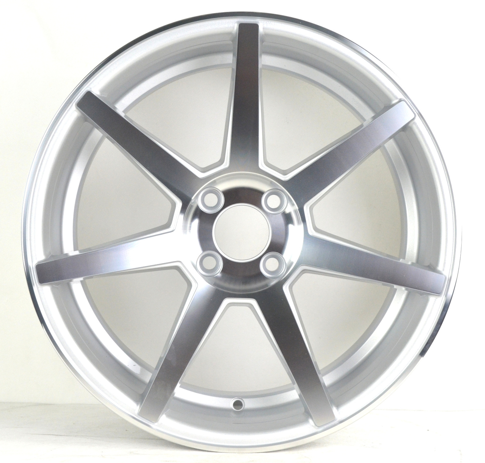 red silver 5 spokes rines with concave alloy wheels 17 inch PCD 5x1143 rims fit for racing car wheels