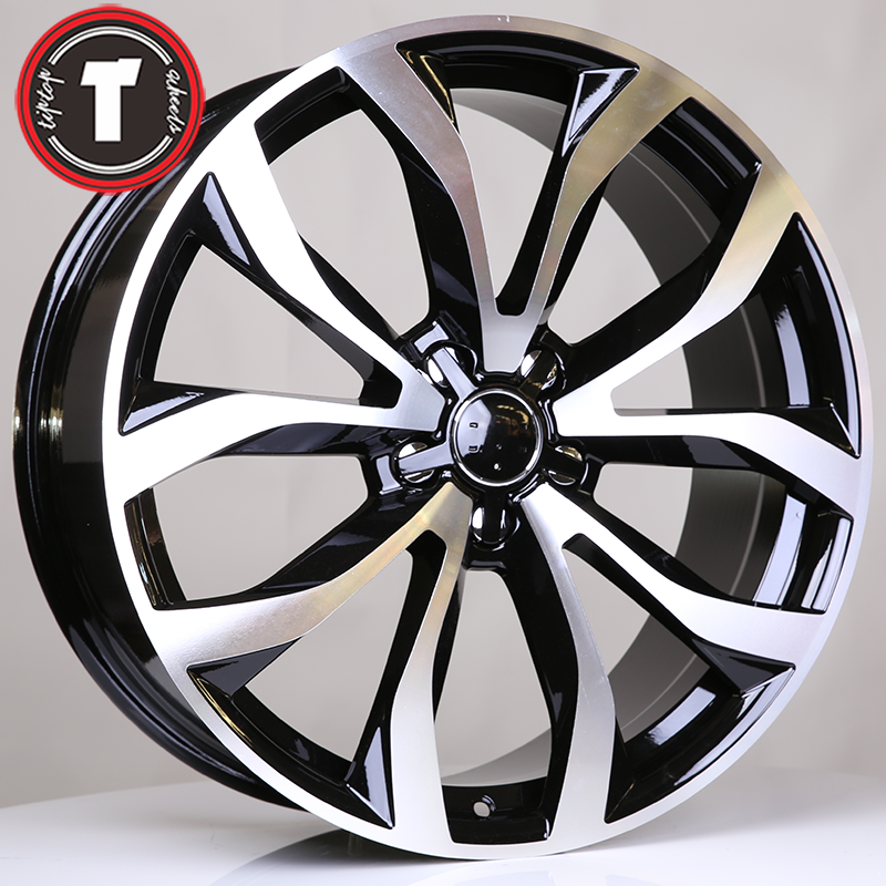 Tiptop wheels 19 for passenger car tires with good quality in size 19 inch 5 hole 5 split spokes for sale