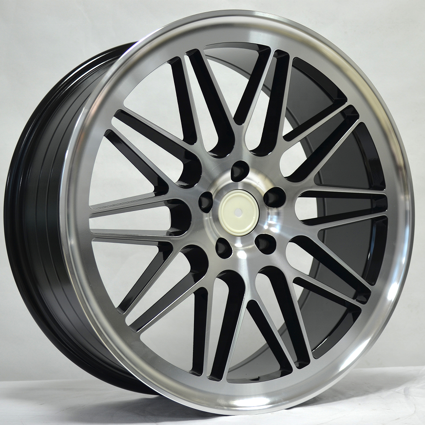 18x9 20x8.5 inch deep lip wheels for car PCD 100-130 casting rims 5 split spokes ET 25-40 fit for car