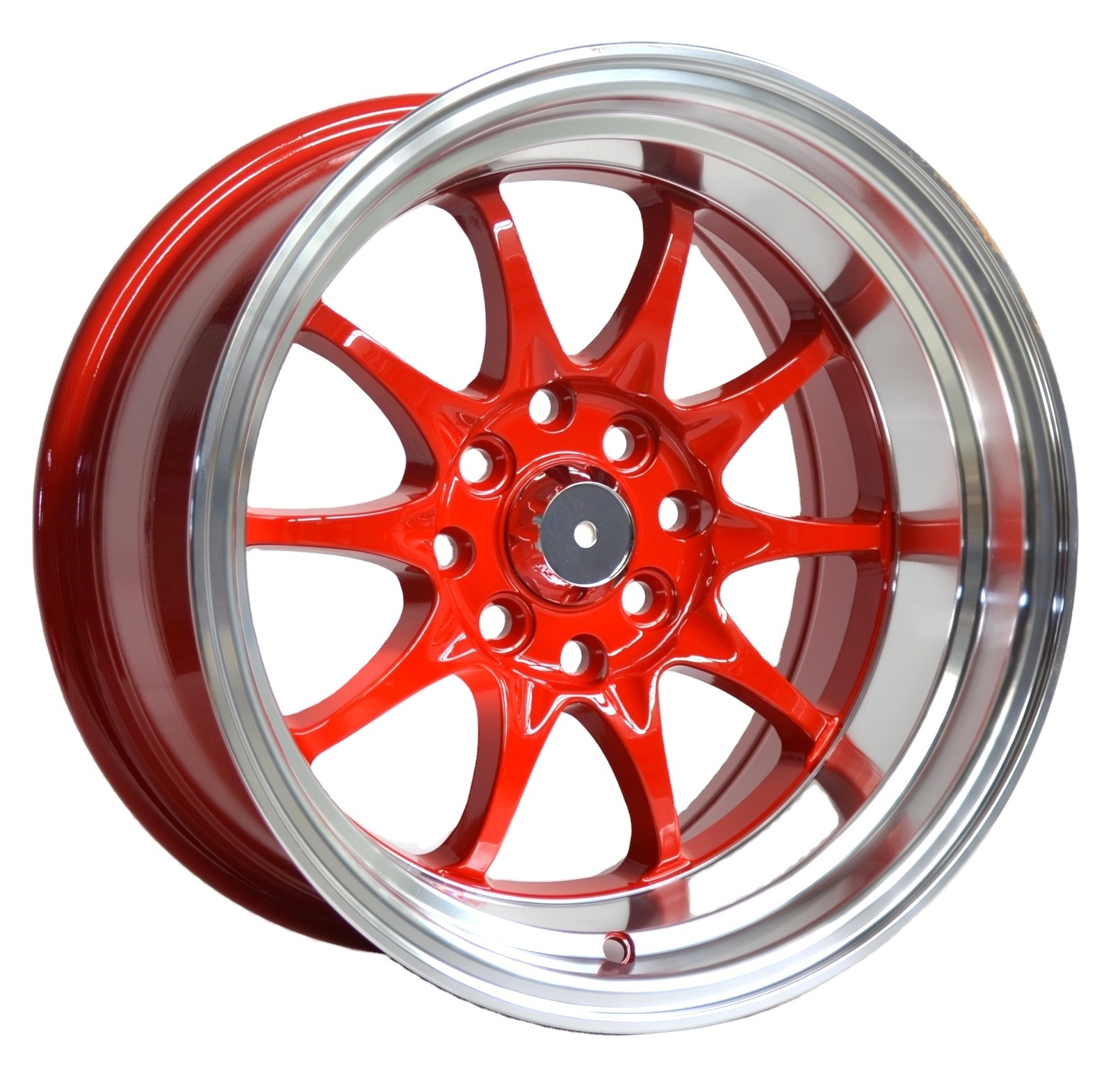 aftermarket wheels 15 16 17 fit for te37 5x1143 wheels 16x8 4x100 fit for Japanese cars mags rims with deep dish  double PCD