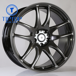 Hot sale 18x8.5 18x9.5 18x10.5 inch with PCD 5x114.3 in stock ready to ship color Hyper black bronze silver car rims