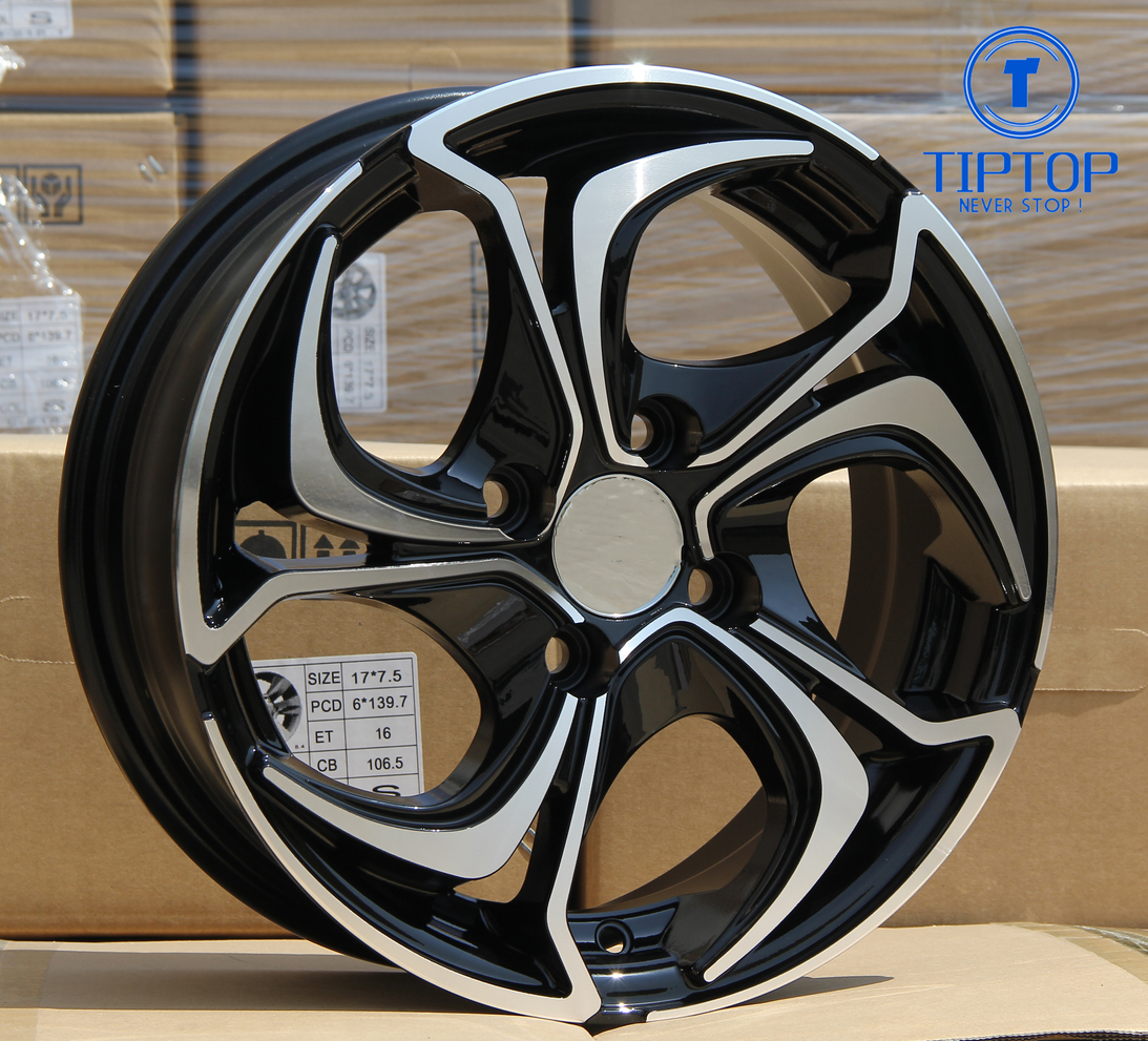 Wheel Rim Car Rims 15 Inch 4x100 4x114.3 5x100 5x114.3 Aluminium Ready to Ship for New Black Alloy MB Black Machine Black Rhino