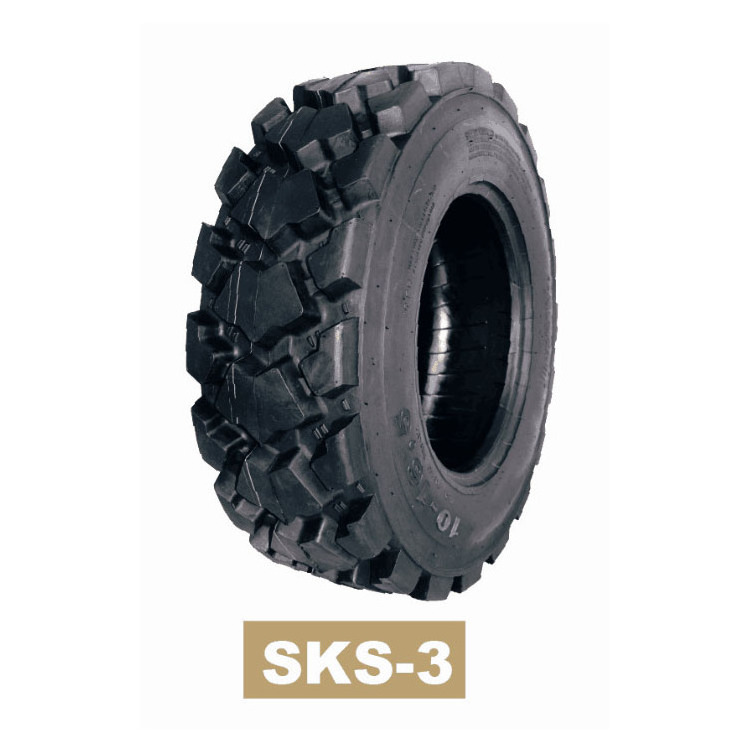 CHINA Factory Wholesale SKS 10-16.5 12-16.5 14-17.5 15-19.5 Industrial Pneumatic SKID STEER LOADER TIRE 16.9-28 Solid SKS TIRE