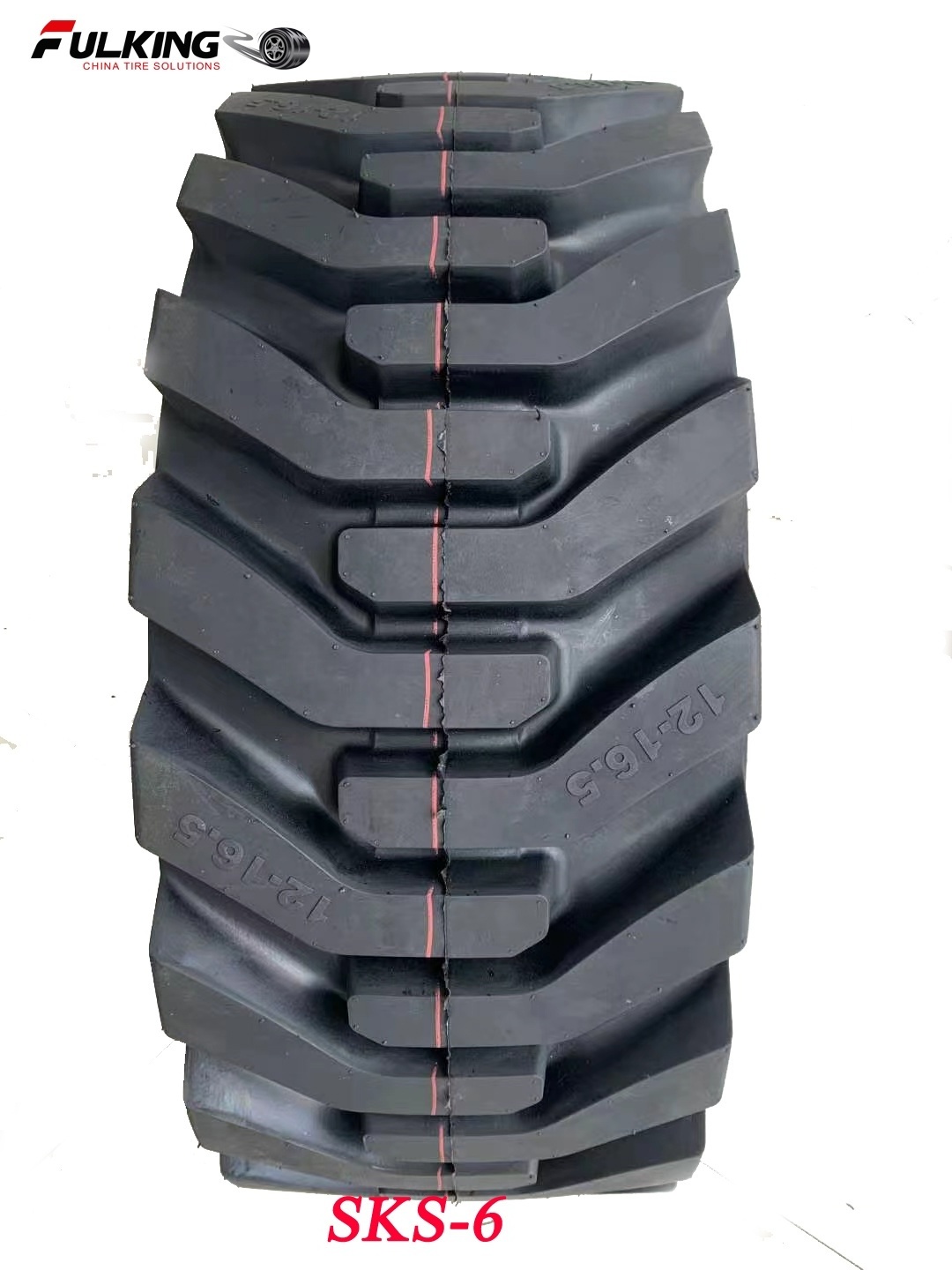 CHINA Factory Wholesale SKS 10-16.5 12-16.5 14-17.5 15-19.5 Industrial Pneumatic SKID STEER LOADER TIRE 16.9-28 Solid SKS TIRE