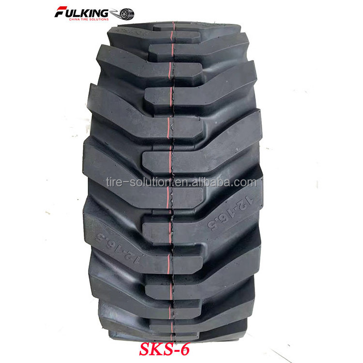 OTR tyres factory wholesale SKS pattern 10-16.5 12-16.5 14-17.5 15-19.5 Industrial SKID-STEER otr tyre