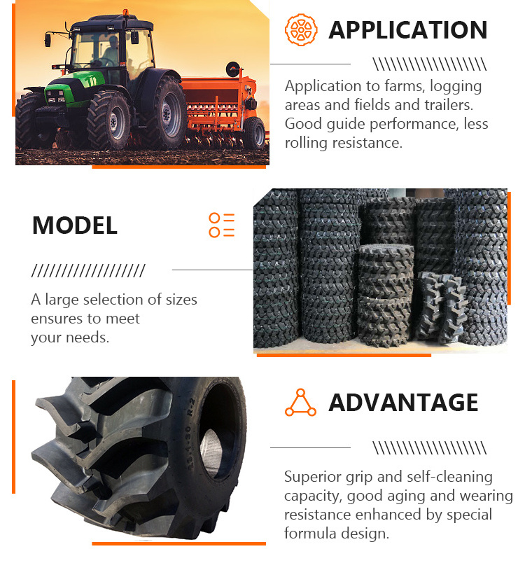 China cheap Agriculture Tractor Tyres less rolling resistance rice muddy paddy field tyres Size R-2 28L-26