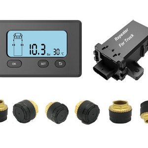 11.8mm Tpms For mining Truck With 6 tires 200psi External  Sensor Wireless Tire Pressure Monitoring System