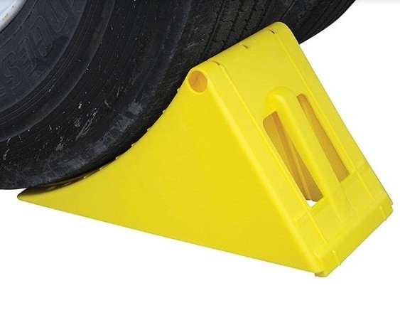 Tiroflx Factory Plastic Truck Wheel Chock Parking Motorhome Caravan Stopper PU Camper RV Wheel Chock